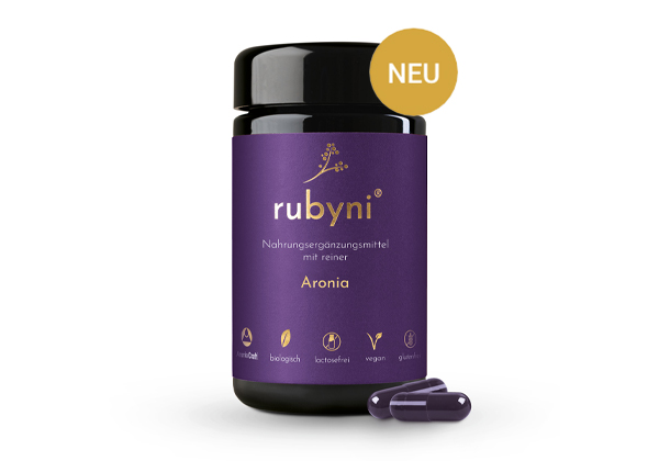 rubyni Nahrungsergänzungsmittel mit Aronia