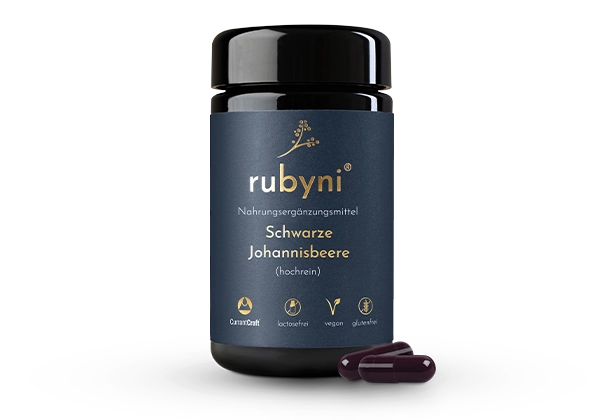 rubyni&reg; Vitamin B12 Glass with Capsules