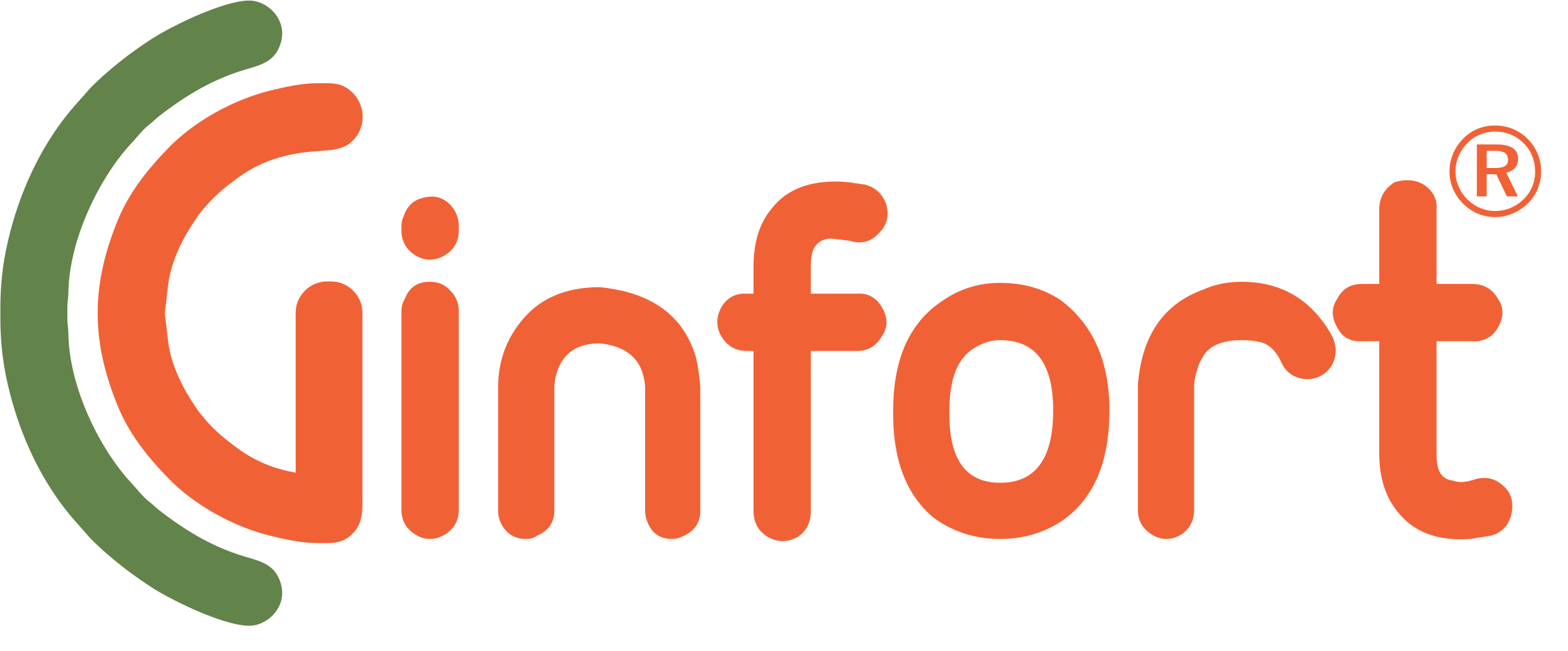 Logo Cognivia® – lila-orange Wortmarke mit einem stilisierten Tropfen und zwei Blättern auf dem i