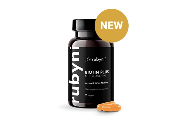 Dunkles PET-Fläschchen rubyni Zink mit zwei braunen Kapseln 