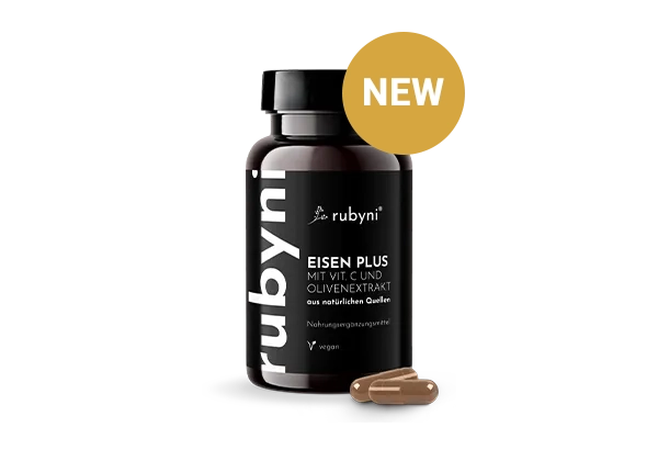 Dunkles PET-Fläschchen rubyni Zink mit zwei braunen Kapseln 